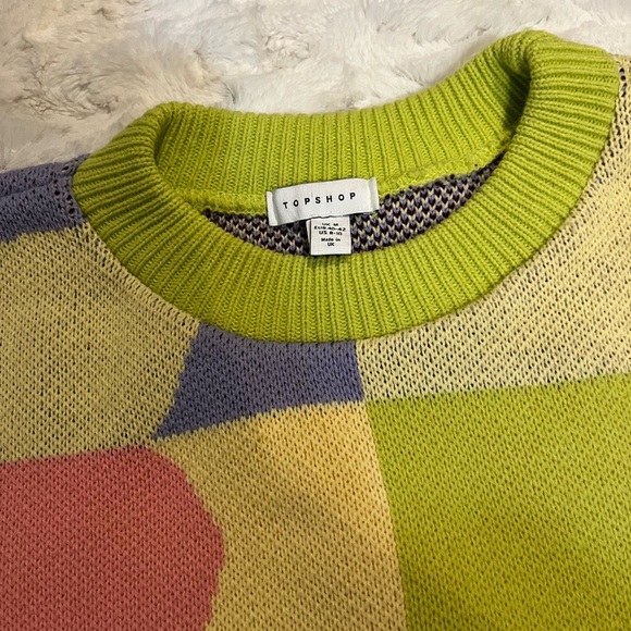 Colorful Patchwork Sweater - Picture 4 of 6